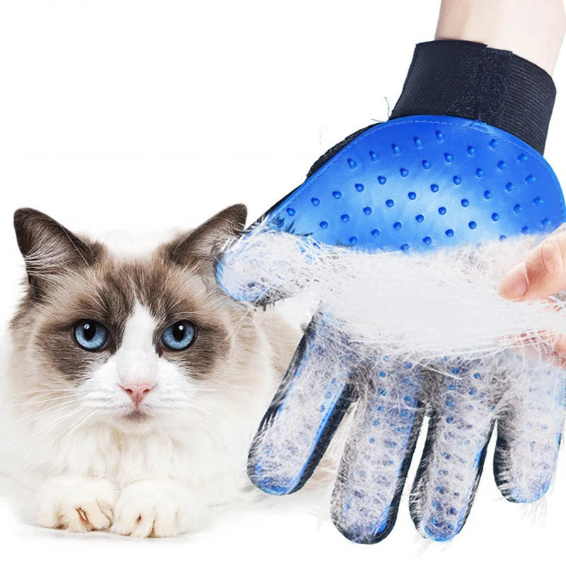 Hot selling pet dog hair combing gloves